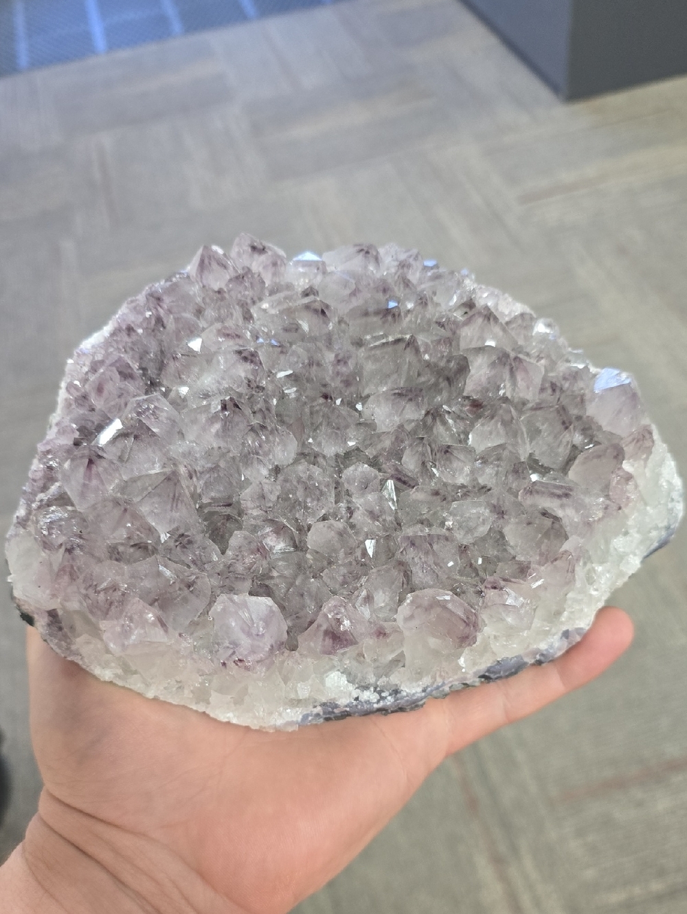 Amethyst Crystal Geode Cluster